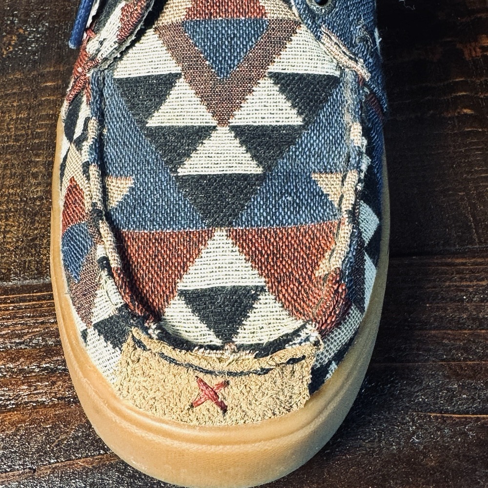 Twisted X Men's 8.5 Medium Hooey Loper Shoes Moc Toe MHYC006 Graphic Pattern - Picture 8 of 14